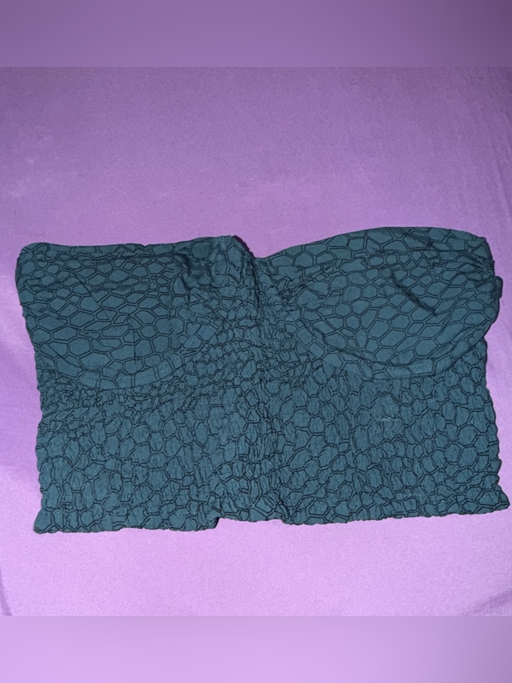 M - Natividad Crop Top – Dark Blue